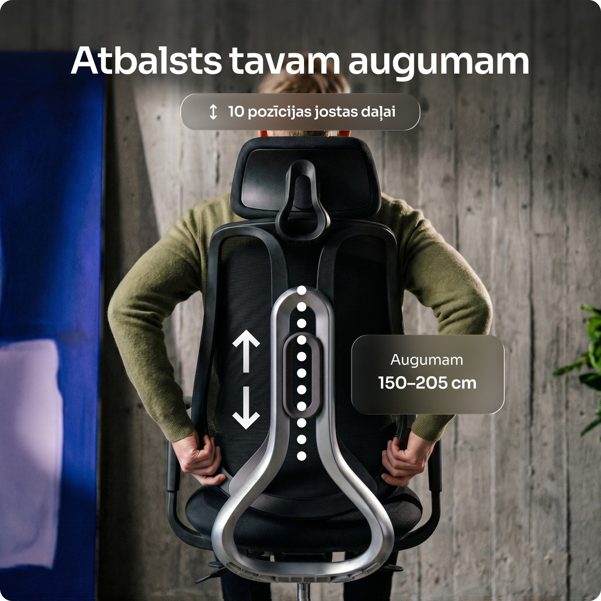 Ergonomisks krēsls OmniSit Pro